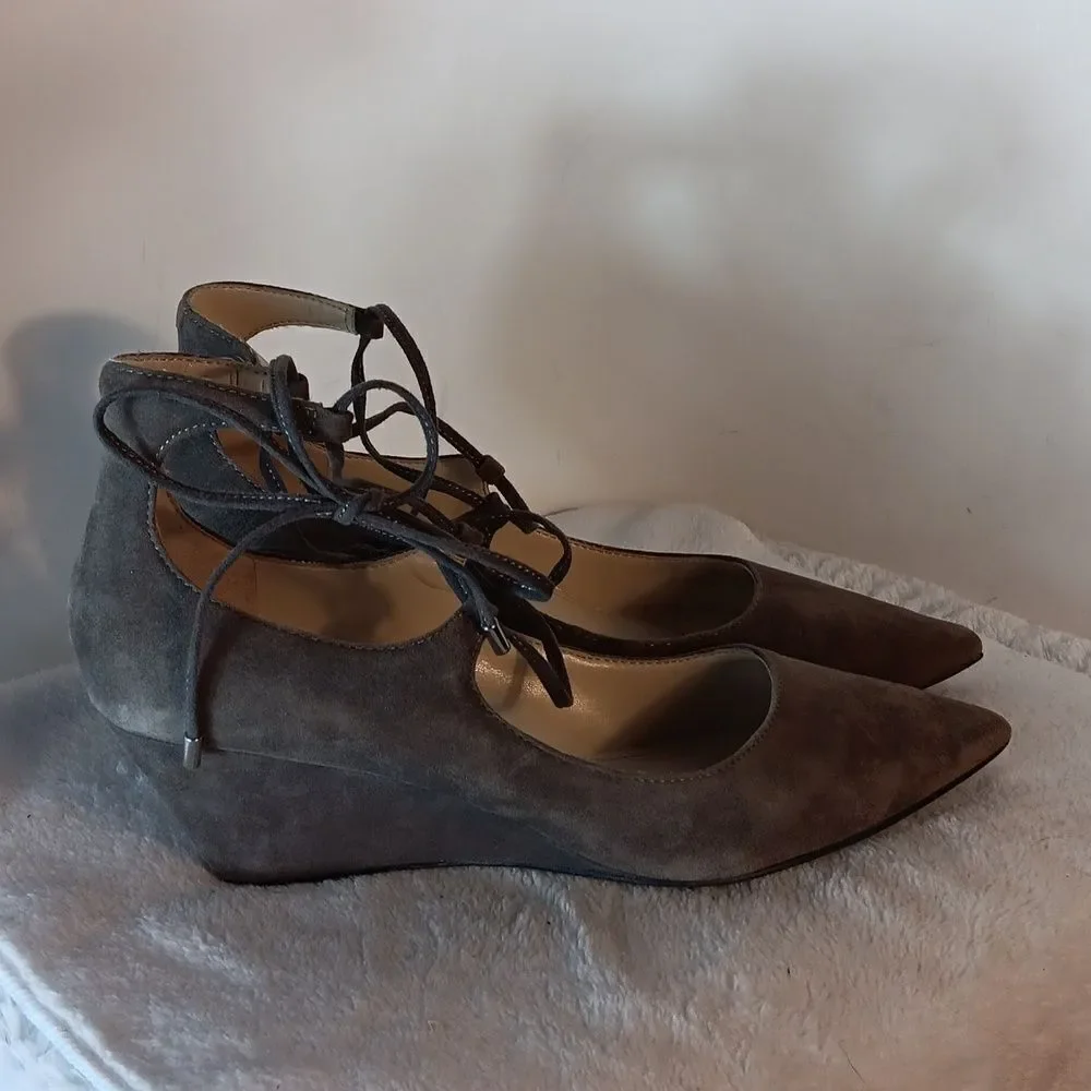 Marc Fisher Lace-Up Wedge Shoes